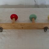 Coat rack with balls, vintage.
