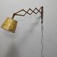 Vintage scissor lamp