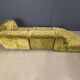 Vintage velvet modular sofa by Laauser, 1970s