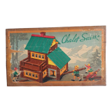 Swiss Chalet Wooden Game 50s