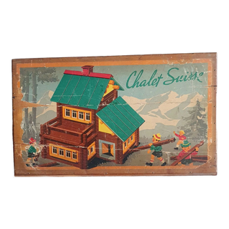 Swiss Chalet Wooden Game 50s