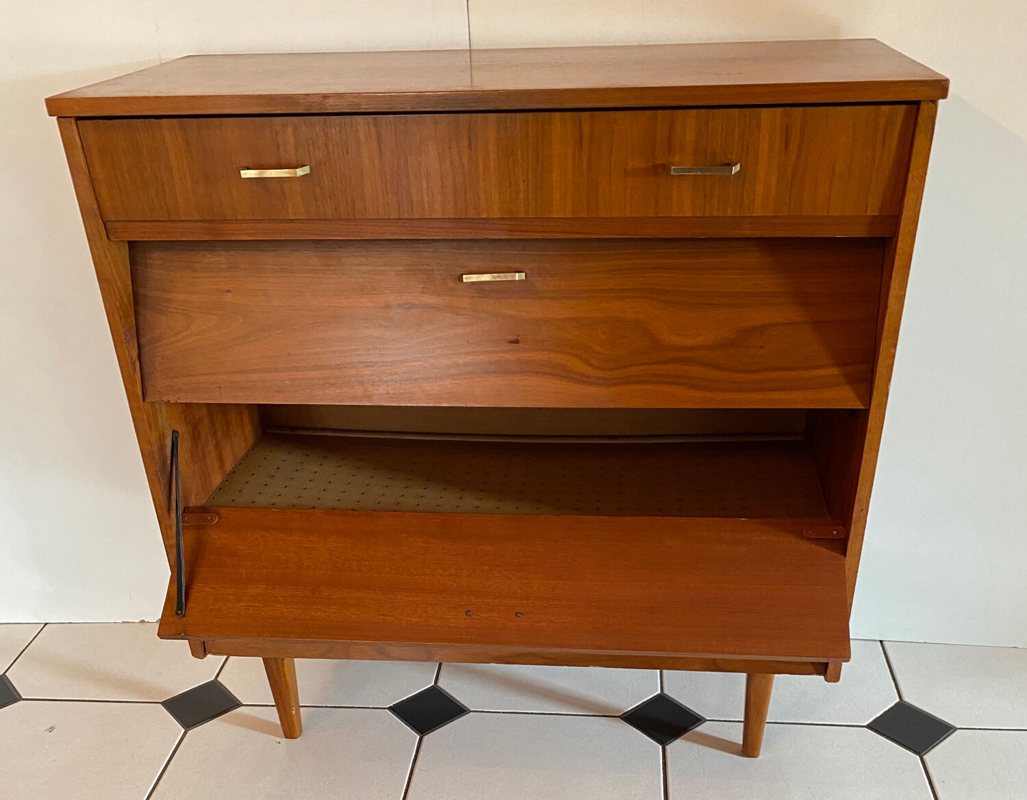 Vintage shoe cabinet 60s