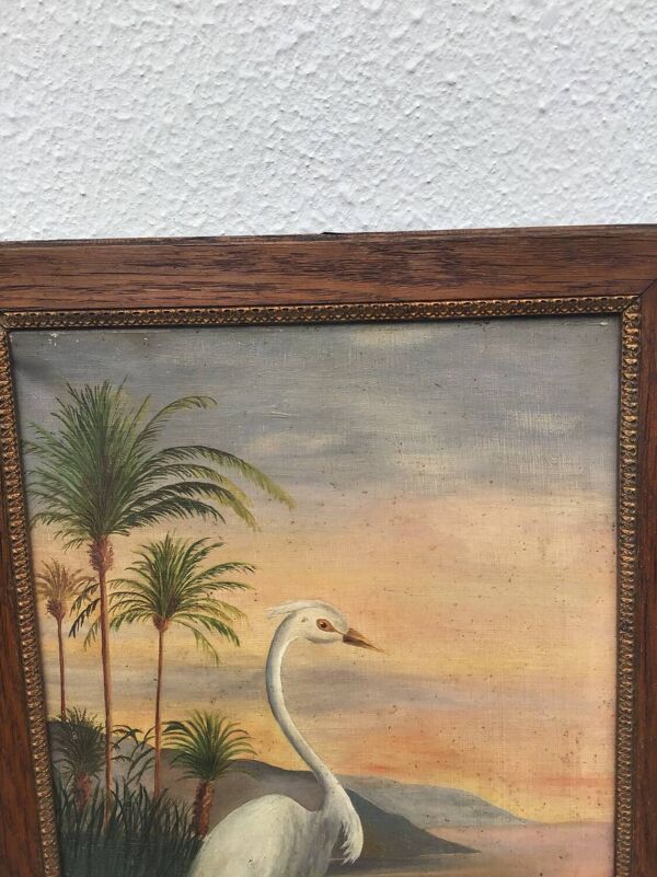 Paire tableaux exotiques