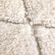 Moroccan Berber carpet blessed ouarain ecru plain with engraved diamonds 146x97cm