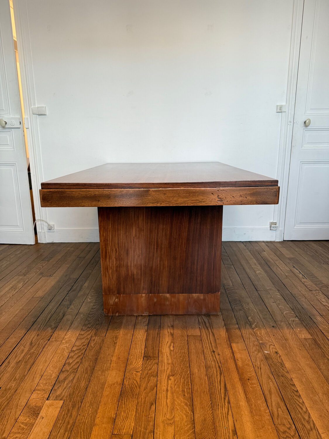 Art Deco solid wood dining table