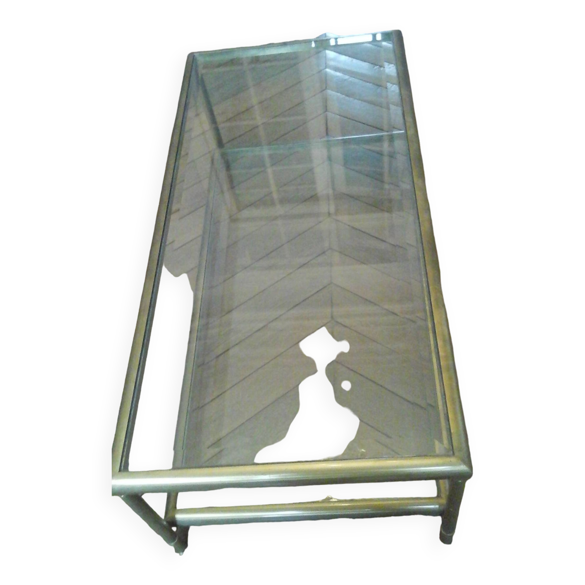 Old bronze coffee table