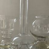 Trio de vases vintage en verre