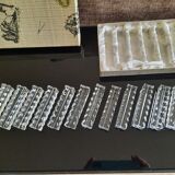 Box of 12 crystal knife holders