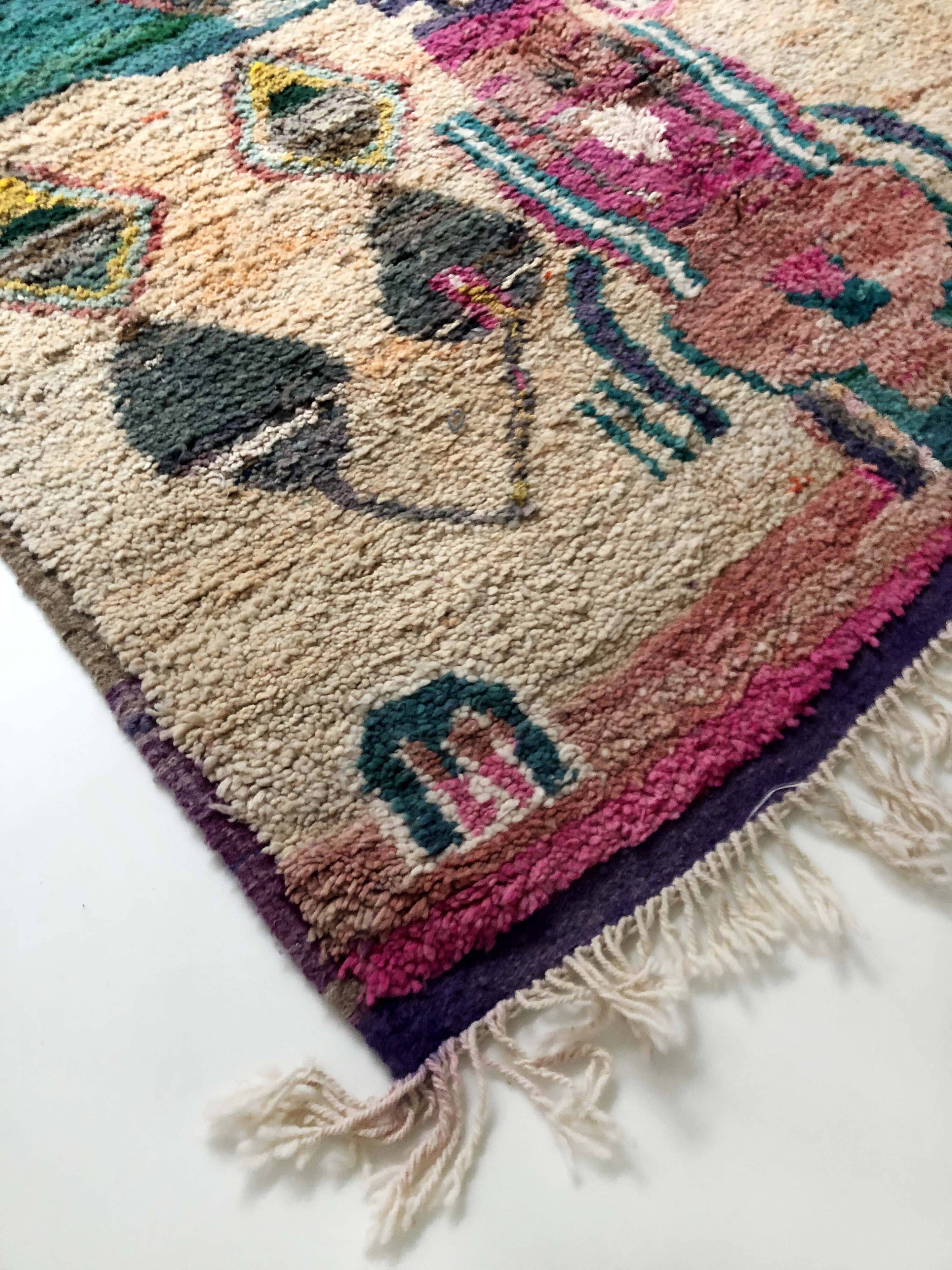 Moroccan Berber carpet Boujaad 2.58x1.53m