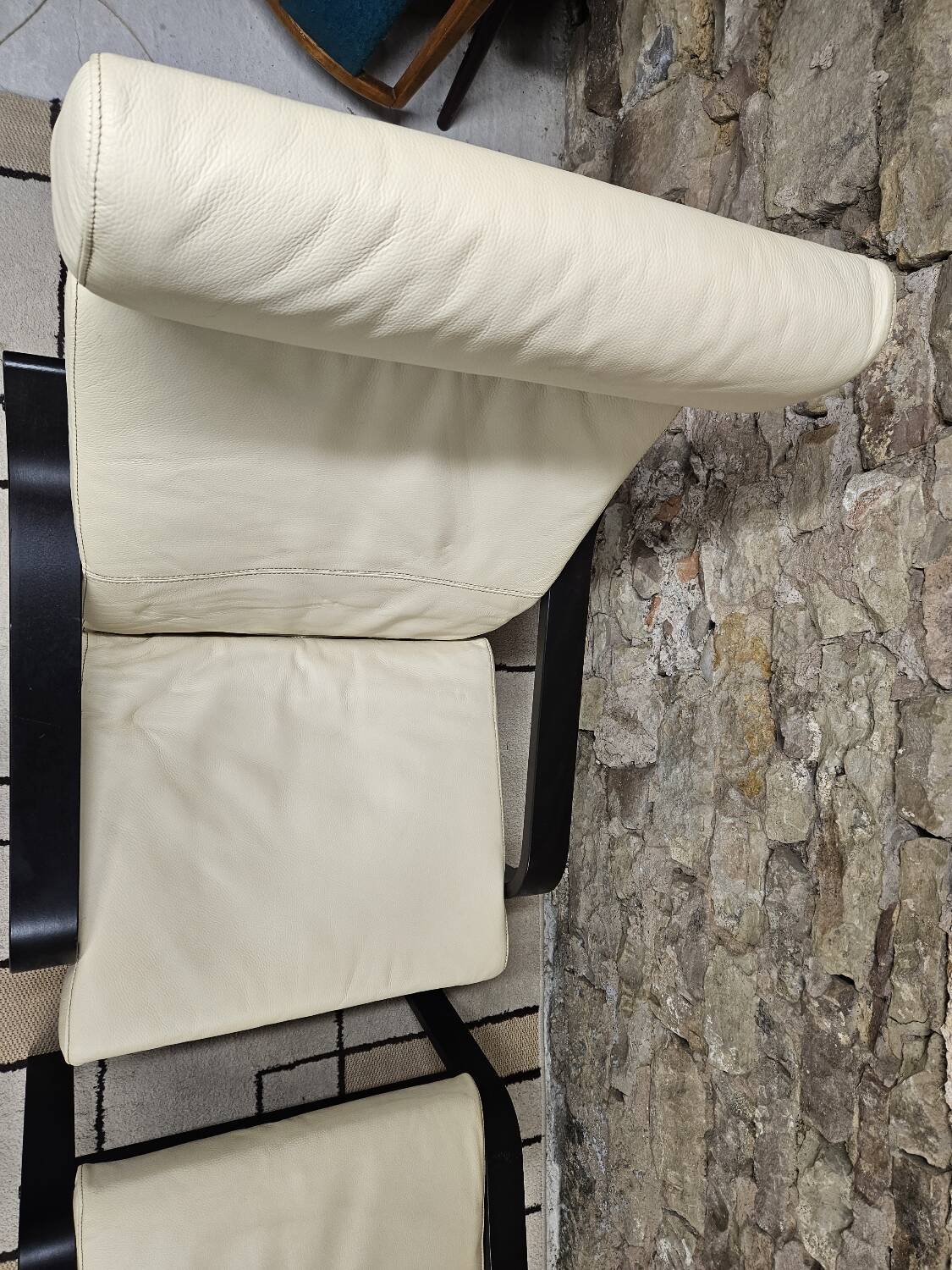 Lounge chair and its leather ottoman