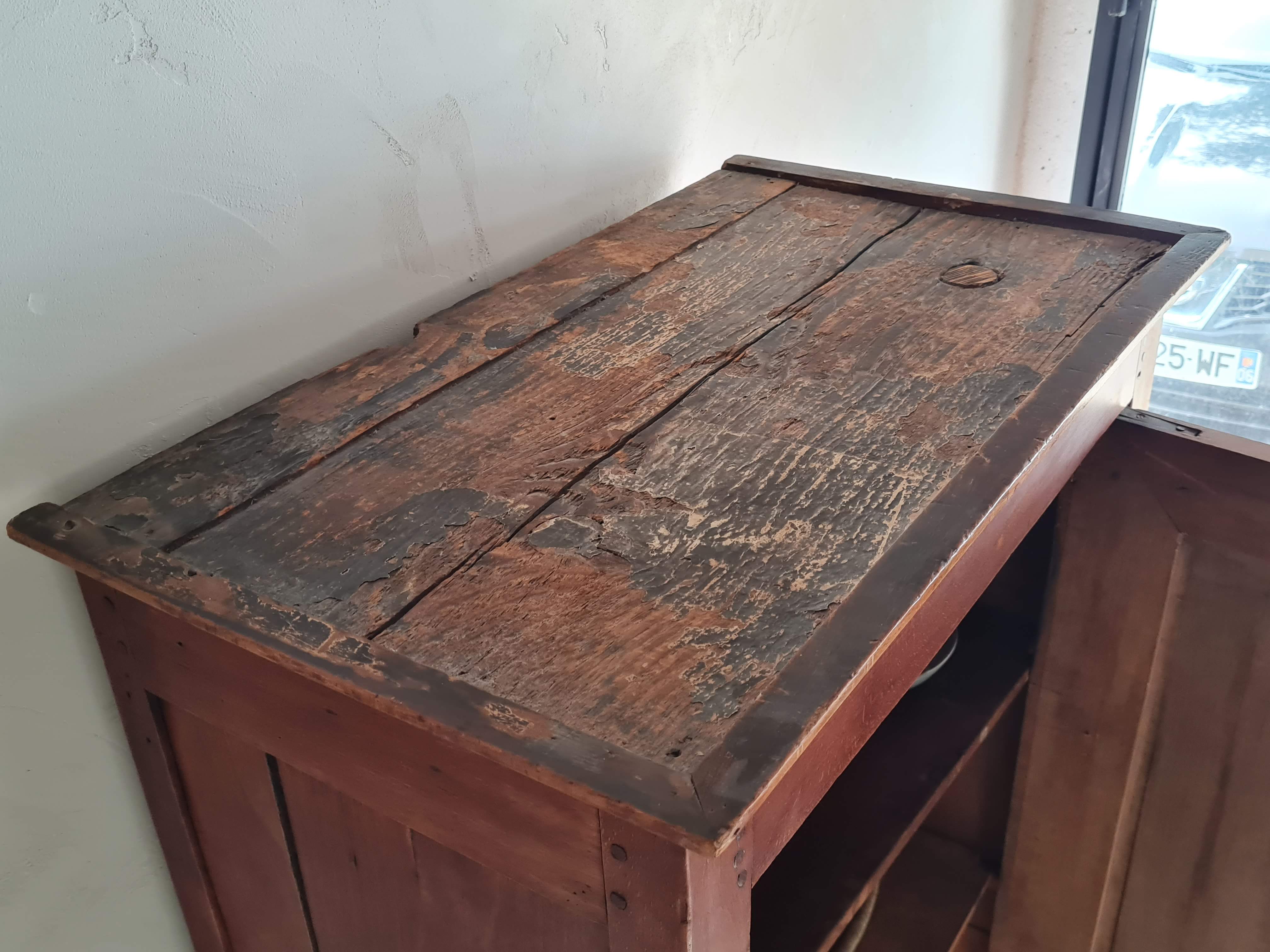 Old-fashioned Parisian wardrobe