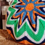 Round cushion hook wool
