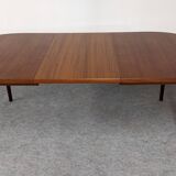 Oval extendable teak table by Nils Jonsson for Troeds 50s/60s