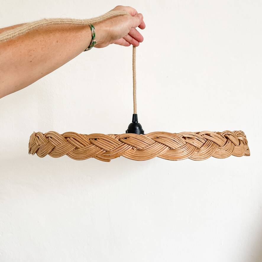 Rattan pendant light