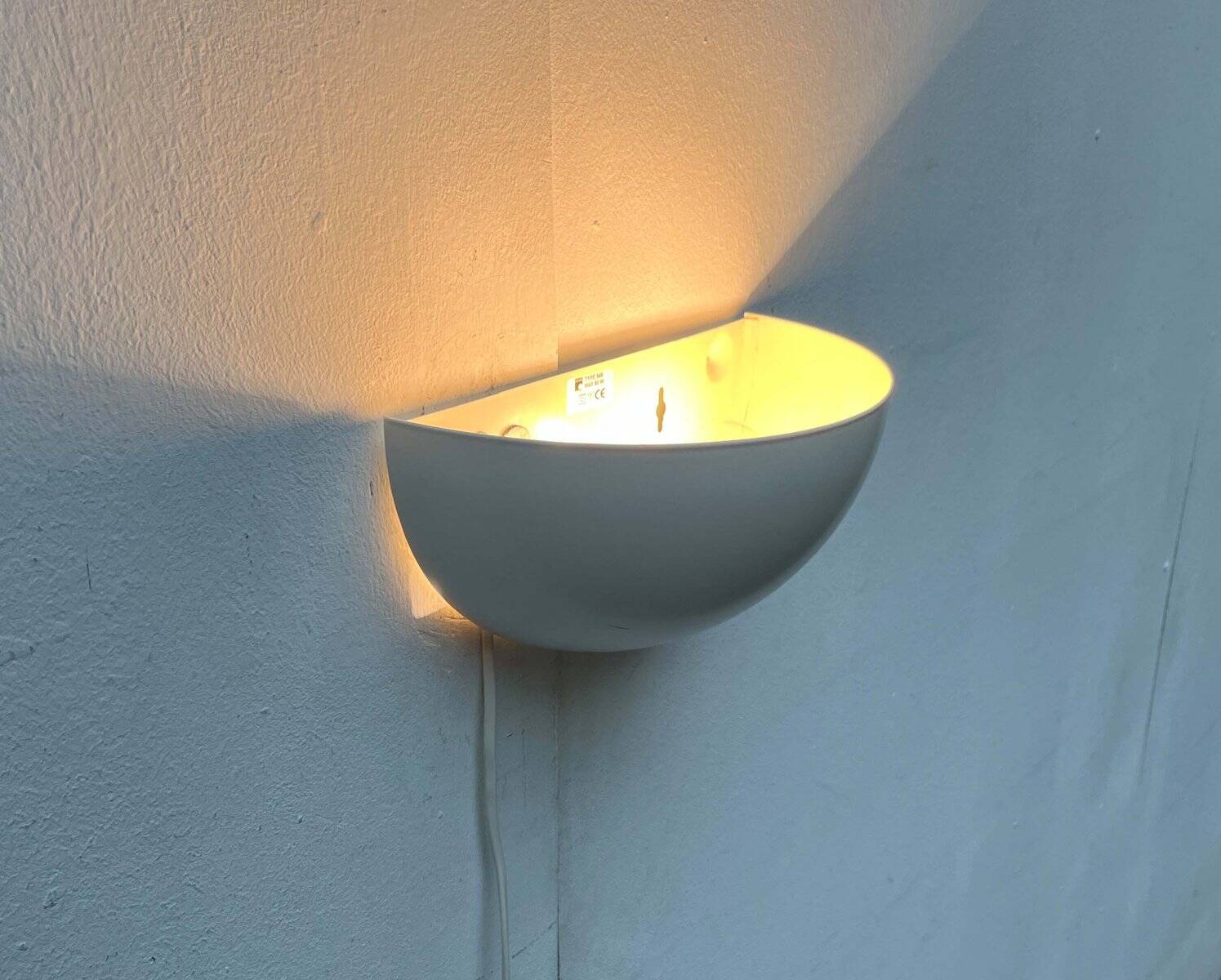 Lampe Murale Vintage Minimaliste Danoise Type 549 de Horn