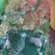 Brutalist Sculptural Broken Glass Wall Lamp by Cosack Leuchten.