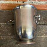 Vintage Ice Bucket Jean COUZON Stainless Steel France #D875