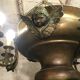 Brass chandelier with angels