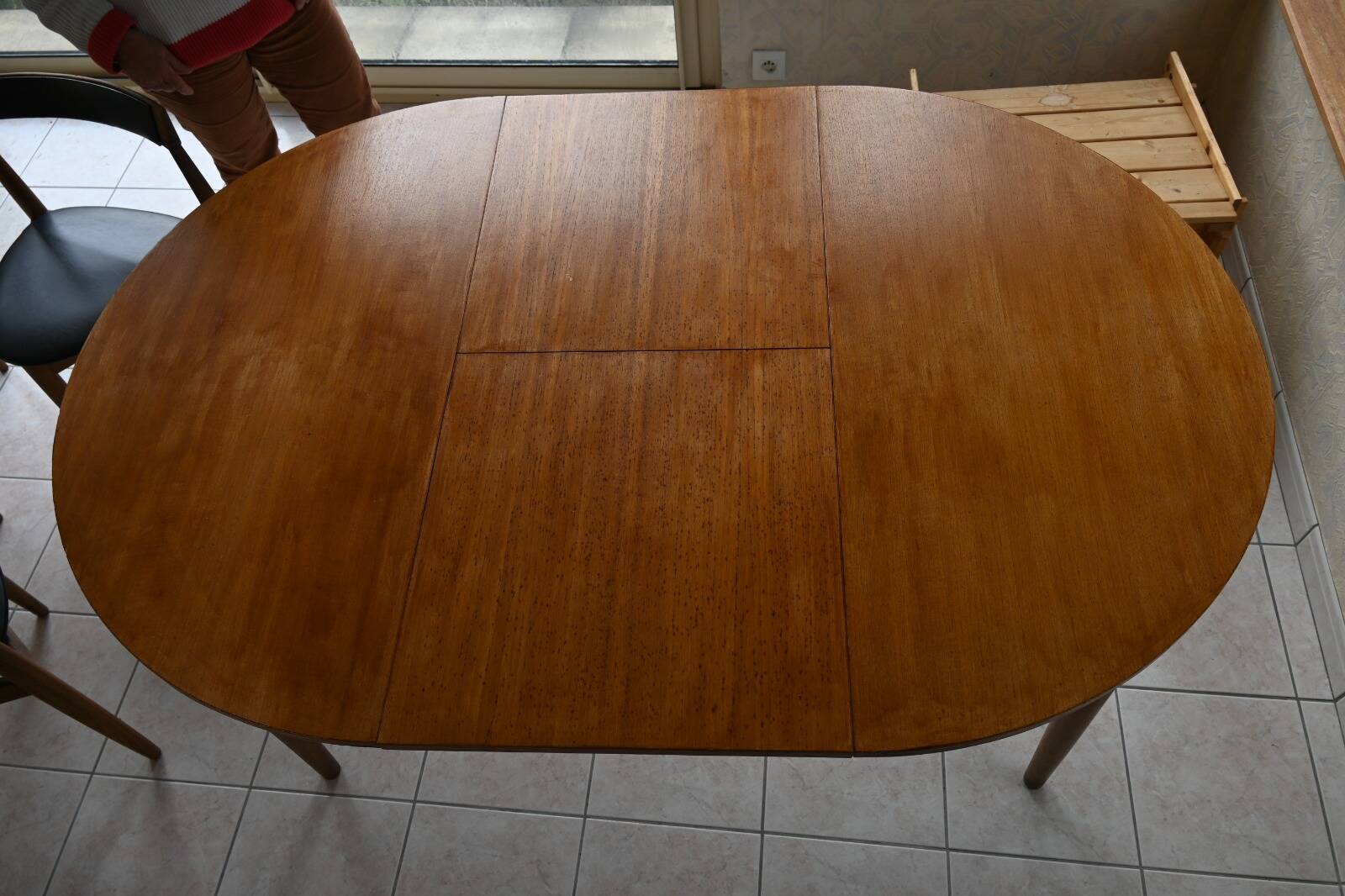 Danish Scandinavian table and chairs by Hans Olsen for Frem Røjle 1960