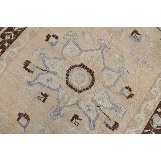 1970s Vintage Turkish Handmade Wool Orange Oversized Area Rug 175x330