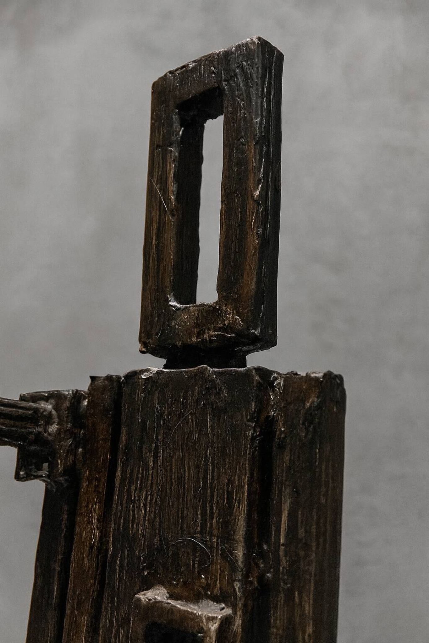 Designer iron coat rack – Unique sculptural piece