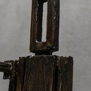 Designer iron coat rack – Unique sculptural piece