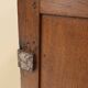 16th Century Belgian hand carved single door cabinet in full oak