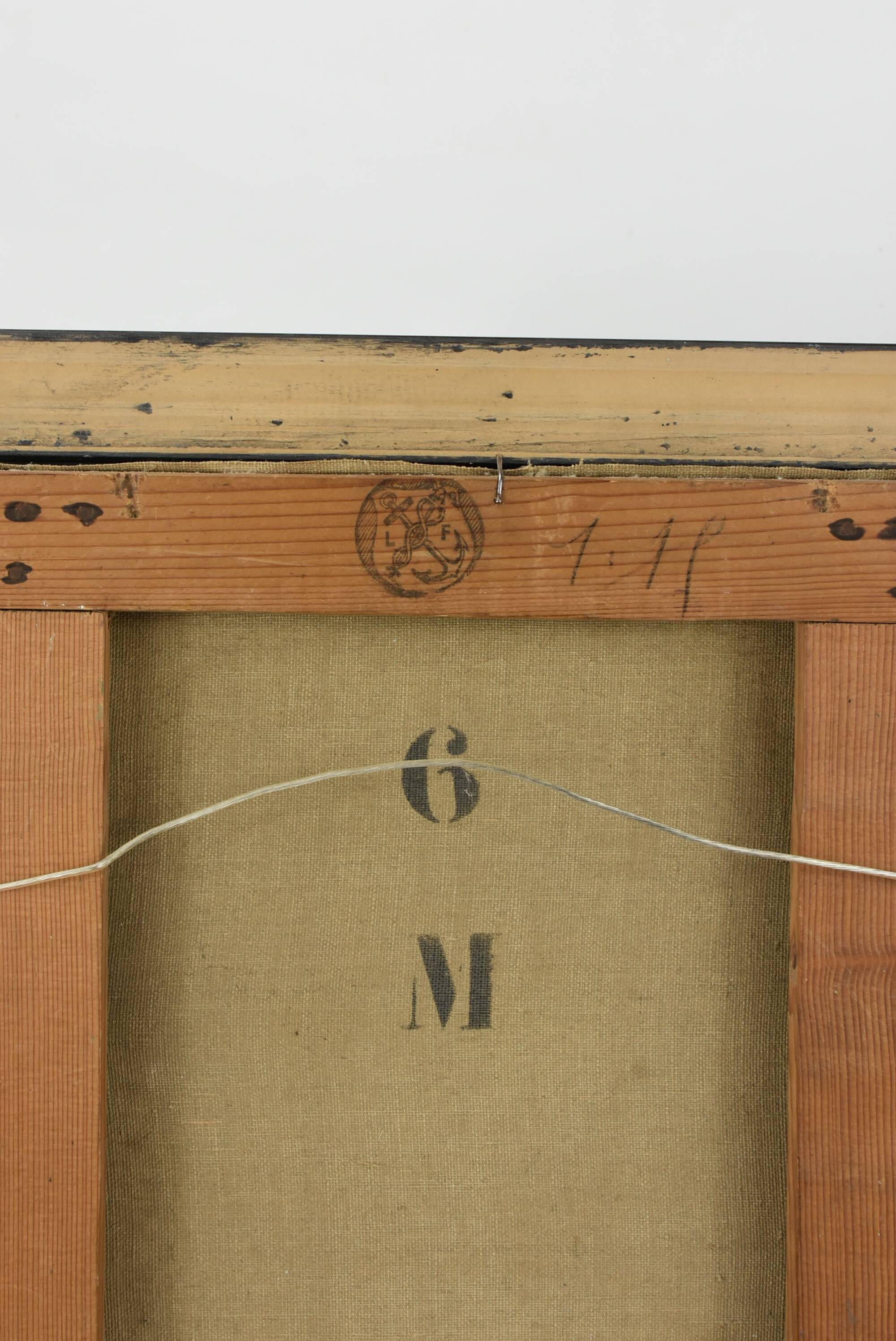 Oil on canvas seascape