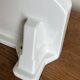 XS shelf tablet in white porcelain 1950 L30cm