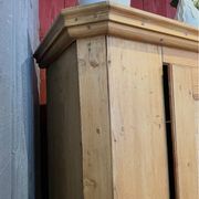 Pine wardrobe from the 19th century.