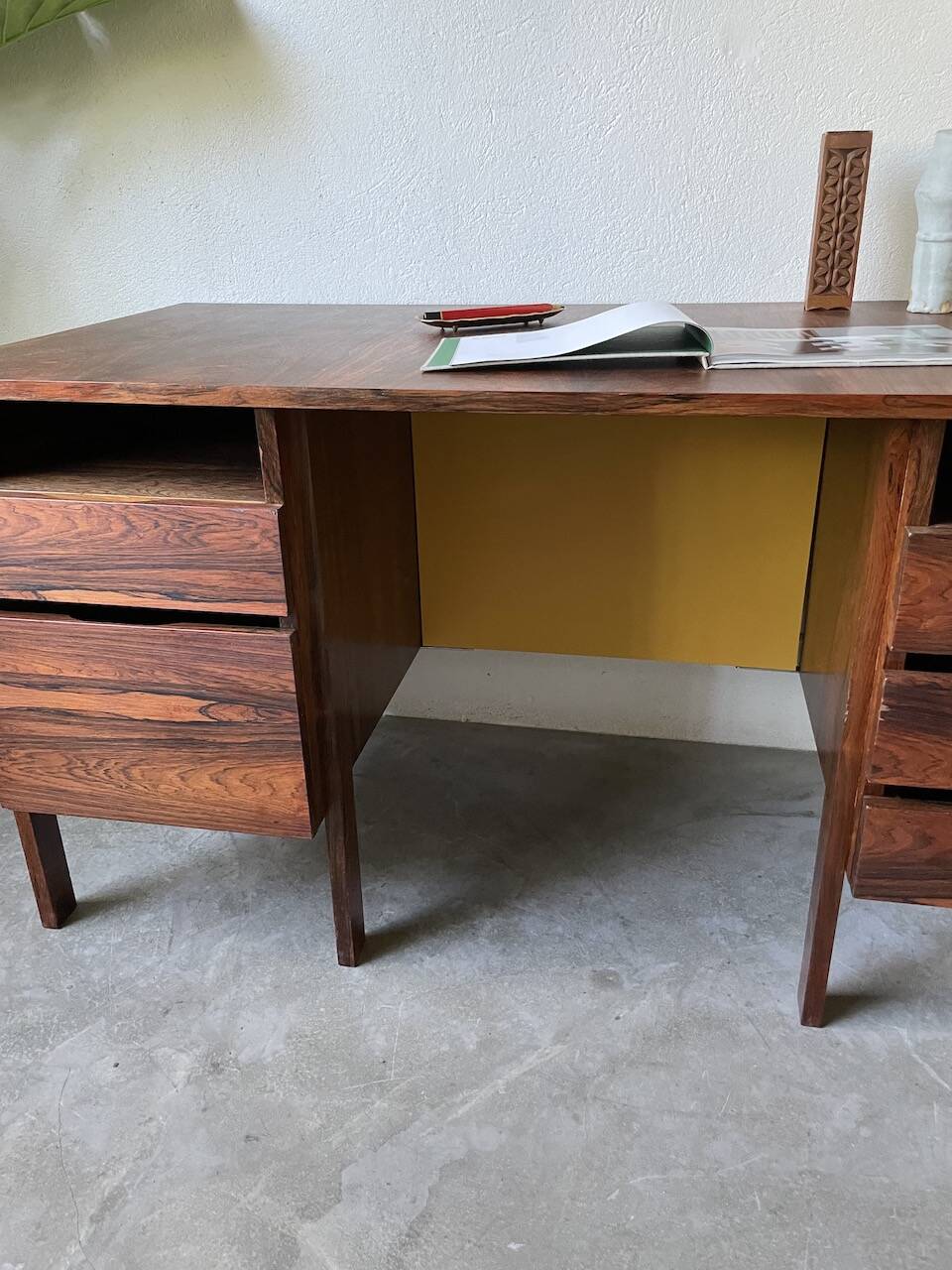 Desk and its Scandinavian rosewood chair