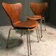4 x Fritz Hansen Series 7, Arne Jacobsen dated 1955