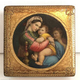 Italian box gilded wood