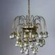 Gaetano Sciolari cascade chandelier for Venini, Murano glass drops, Italy, 1970s