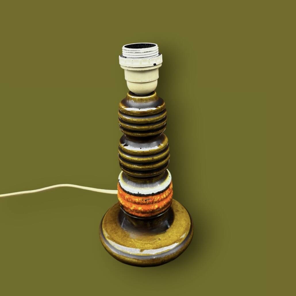 Lamp base West Germany in Fat Lava ceramic – model 576-20