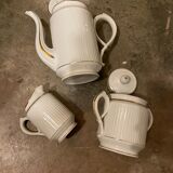 PRODUCT POP UP CHRISTMAS 2022 - Tea set 3 pieces in gilded porcelain