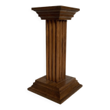 Bougeoir carré en bois