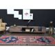 Tapis en laine et coton fait main Oushak turc des années 1970, 104x307.