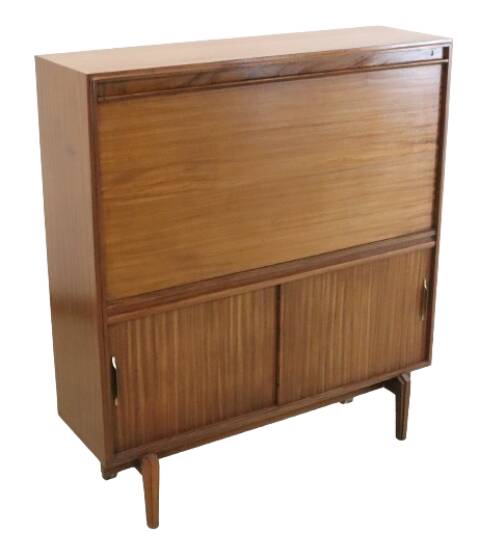 Beaver & Tapley Ltd secretaire 'Elvington' - vintage teak