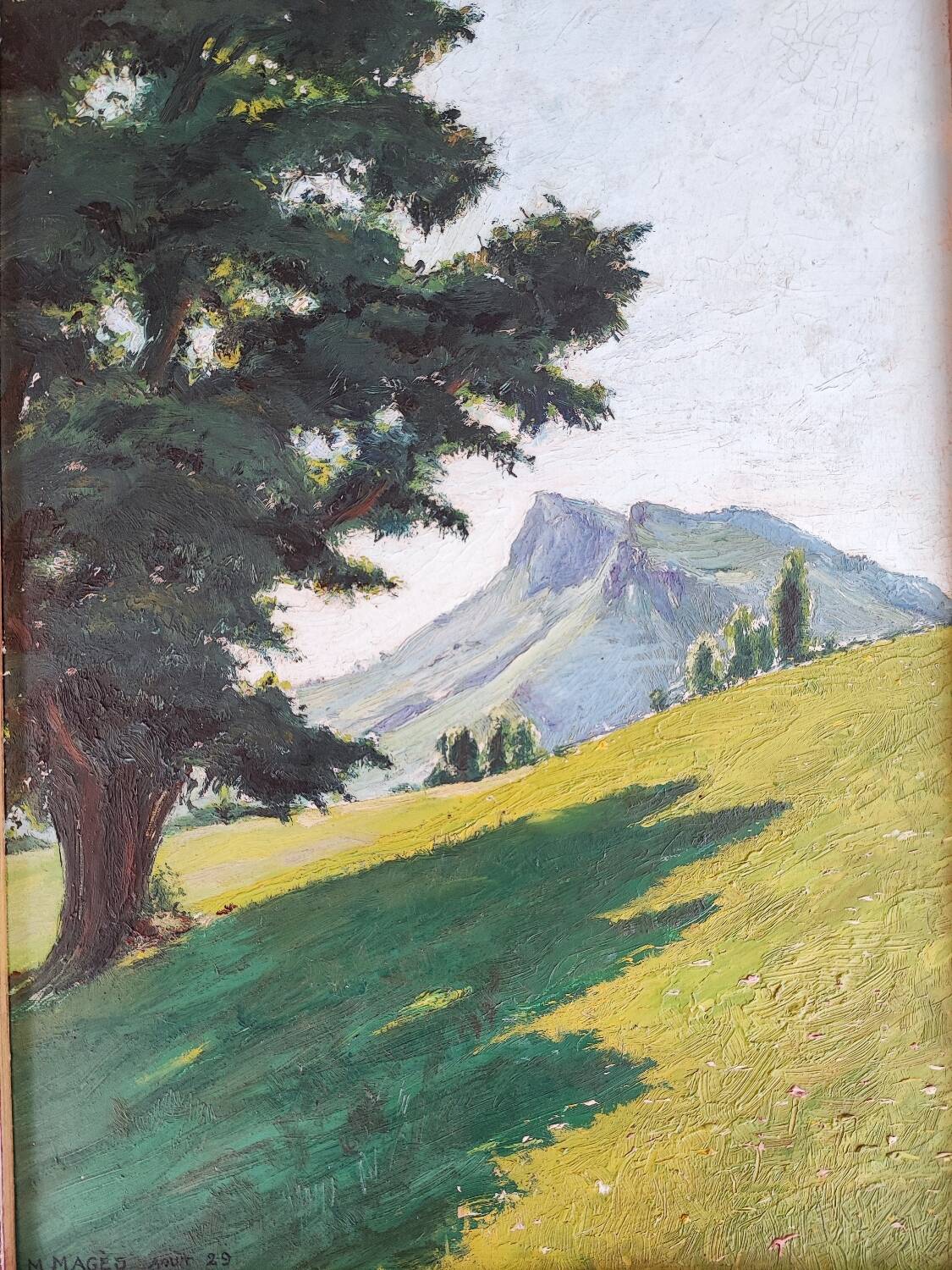 Peinture à l'huile - paysage