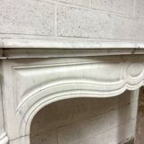 Louis XV style marble fireplace