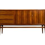Vintage Walnut Sideboard From Bfm, Poland, 1960s