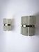 Pair of sconces by Kaiser Leuchten, frosted glass, Germany, 1960