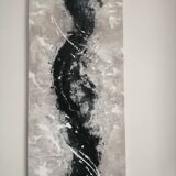 Tableau abstrait acrylique