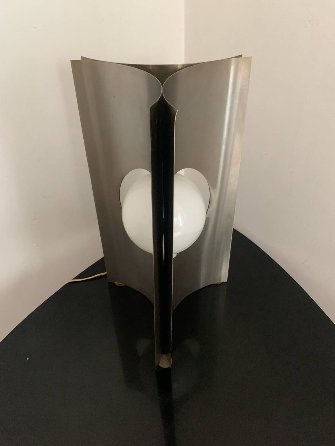 60s stainless steel lamp