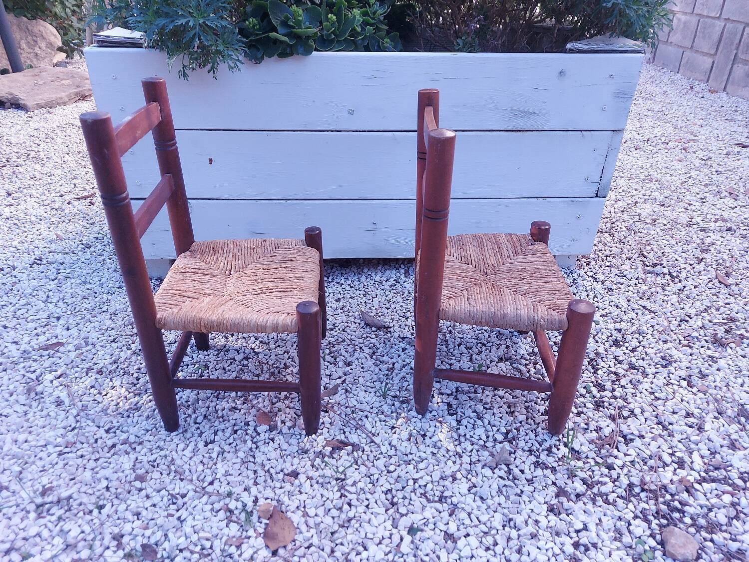 2 vintage children's chairs