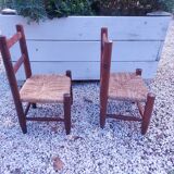 2 chaises enfant vintages