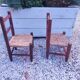 2 vintage children's chairs