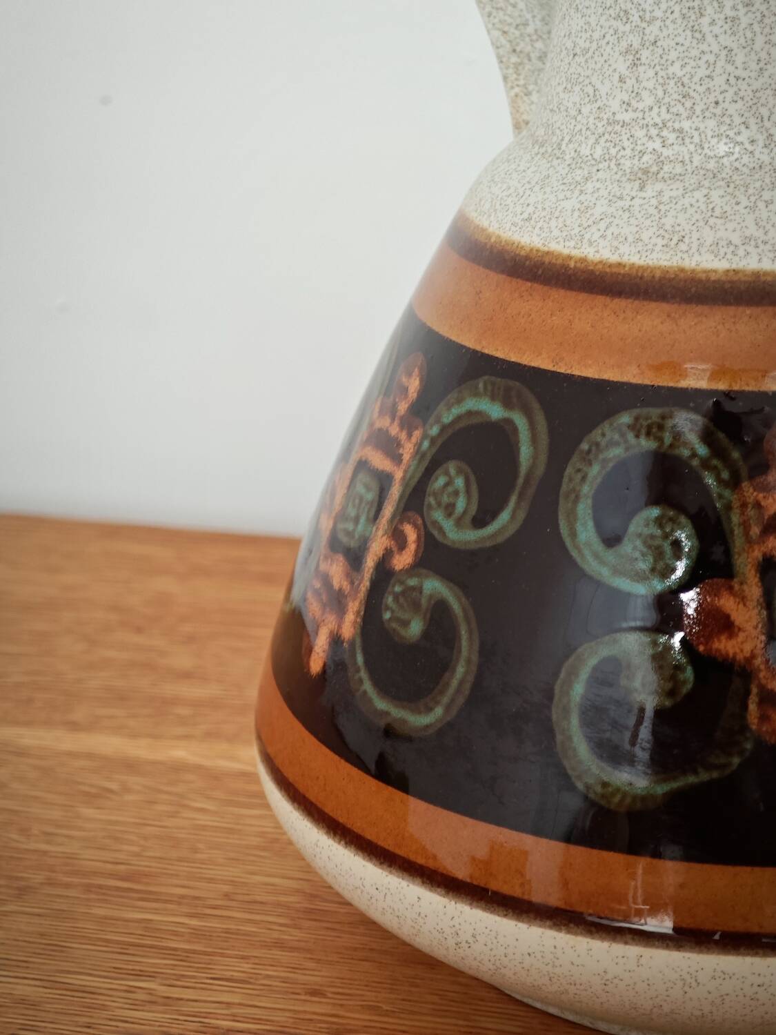 West Germany vase 310 - 22 Dumler and Breiden ochre green