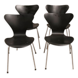 Arne Jacobsen 4 chair Seven for Fritz Hansen